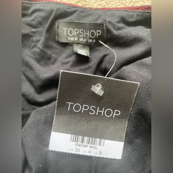 Sparkly Rainbow TopShop Tube Dress / Top - Picture 4 of 7